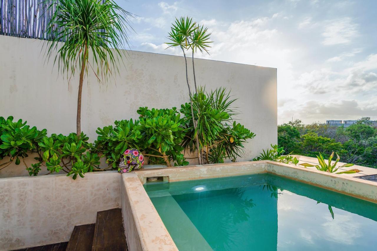 Jungle Luxury In Private Residential Area & Stunning Rooftop By Stella Rentals Tulum Exterior foto