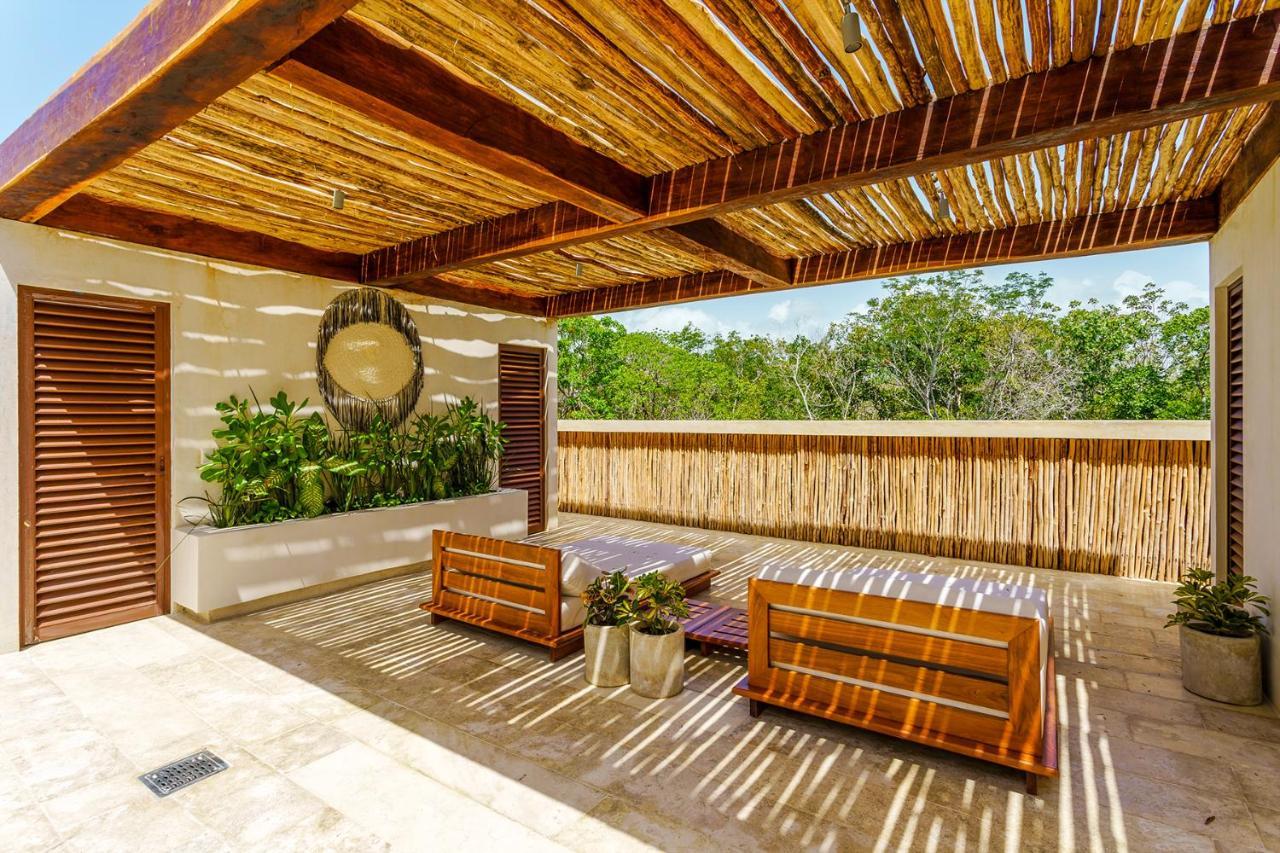 Jungle Luxury In Private Residential Area & Stunning Rooftop By Stella Rentals Tulum Exterior foto